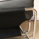 Vintage sofa by Johan Bertil Häggström for Ikéa in leather and chrome metal, 1970s