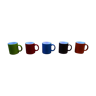 Série de mugs multicolores