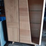 Kalamata solid oak display cabinet