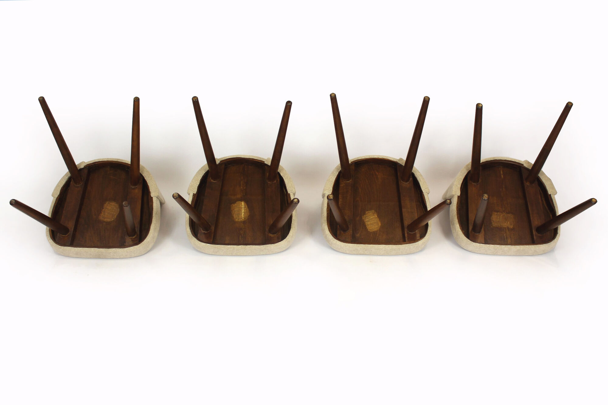 Bouclé Upholstery Dining Chairs by Antonin Suman, 1960s, Set of 8