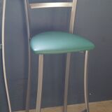 Paire de tabourets de bar 1980