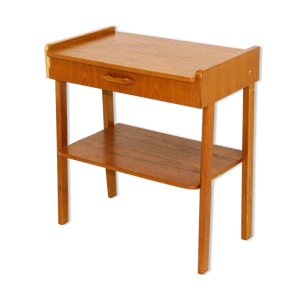Table de chevet en teck,