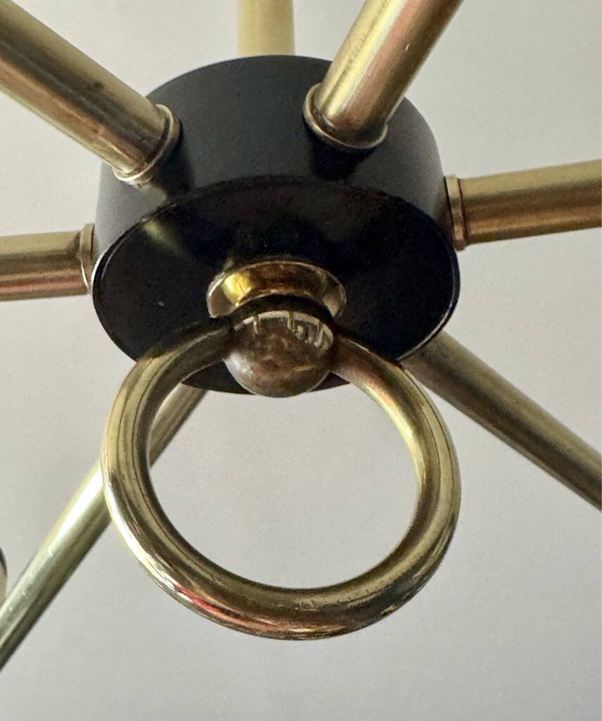 chandelier from a house in Lunel, France, 1950