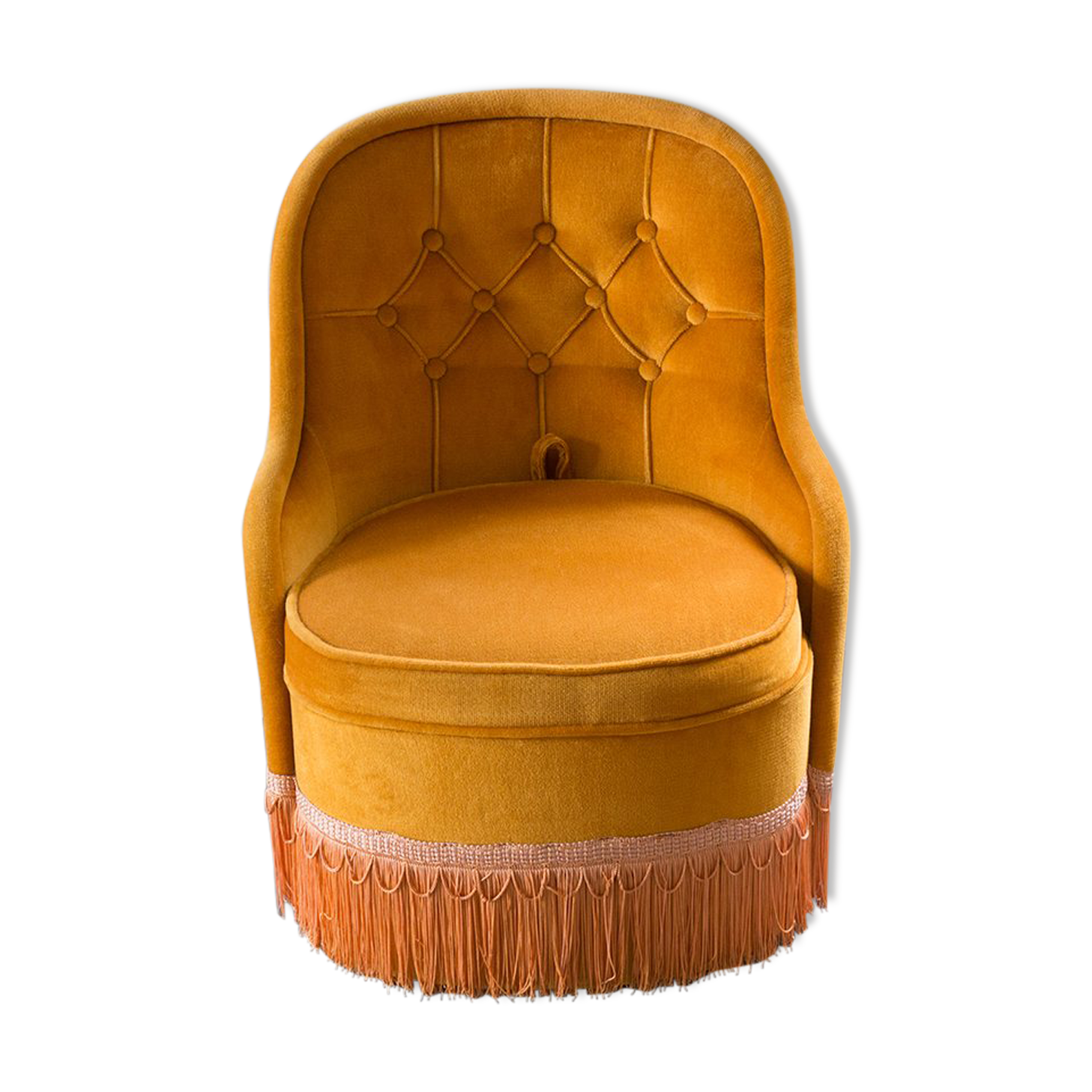 Apricot toad armchair