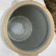 Light grey ceramic jar