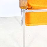 Danish orange chair by Sigvard Bernadotte for France & Søn 1970s