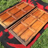 Pair of eighteenth closet doors