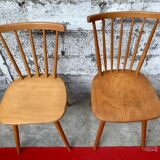 Two pairs of chairs from the 50s - 60s vintage