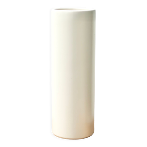 Vase rouleau blanc de