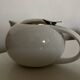 Space Age Porcelain and Steel Teapot