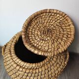 Burgundy basket