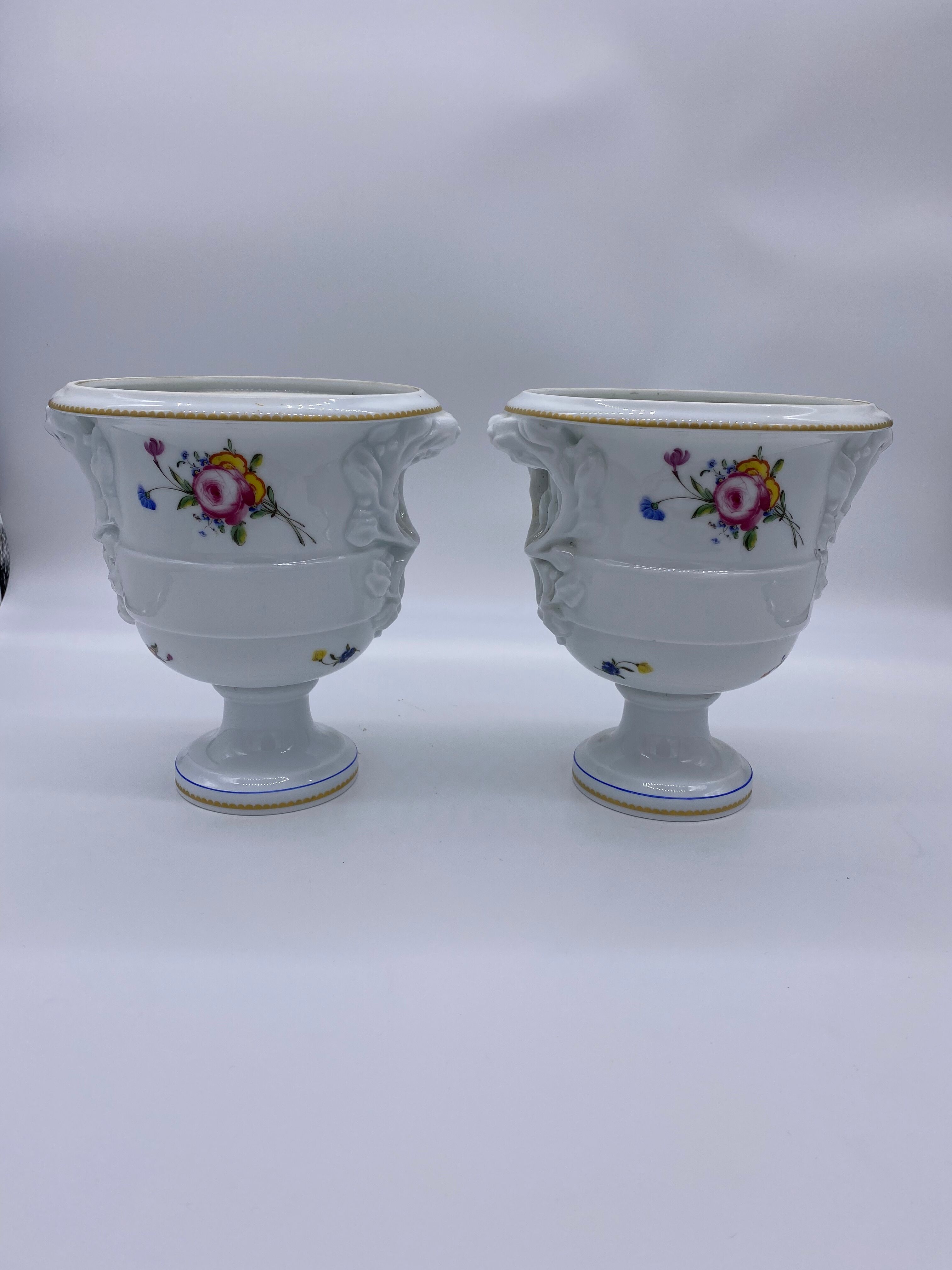 Pair of Medici Bernardaud vases