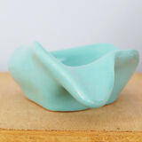 Vintage ashtray in earthenware, organic form
