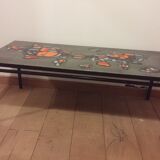 Tables basses gigognes vintage en ceramique signées adri style capron