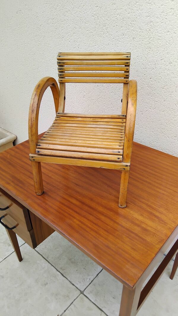 Chaise enfant baumann vintage