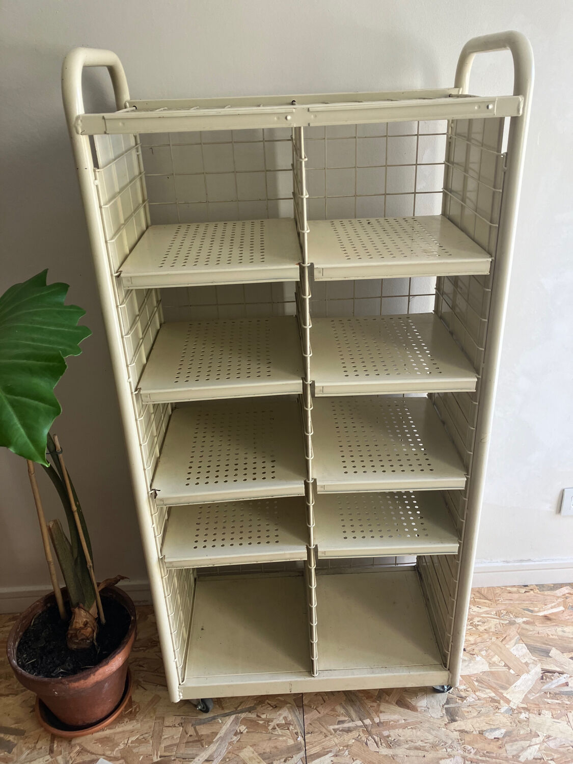 Shelf cabinet postal sorting