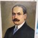 Portrait man oil on canvas