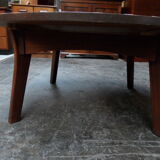Mid-Century round coffee table with tiles 1960s