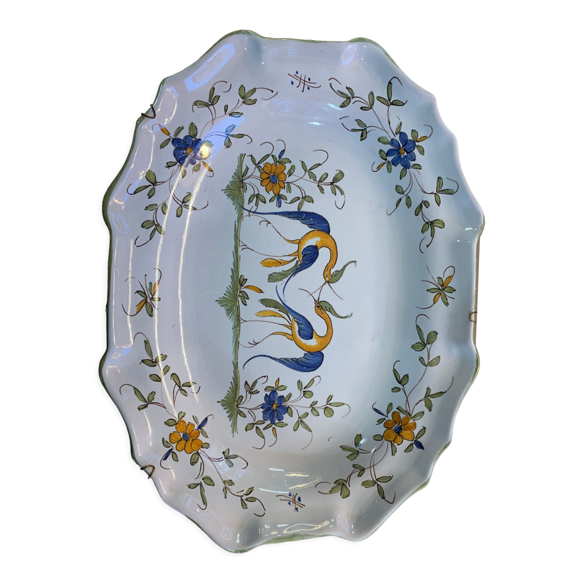 Octagonal flat Moustiers