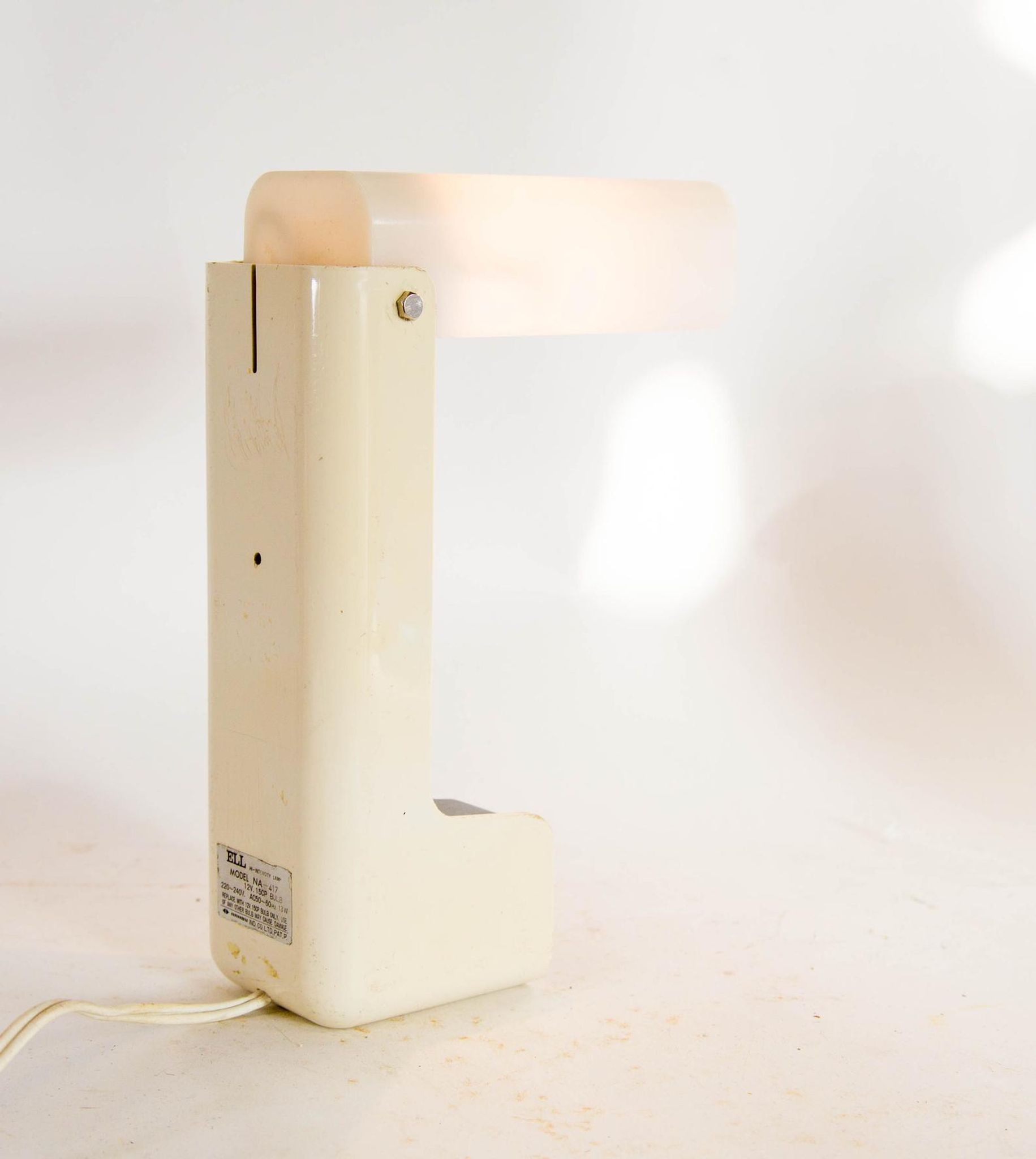 Nanbu Ell vintage Japanese design desk lamp 70s
