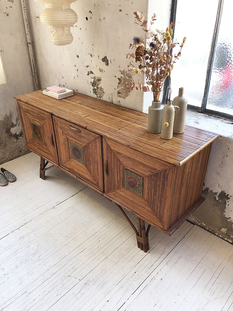 Tropicalist rattan sideboard 60