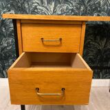 Vintage light oak desk 50s/60s