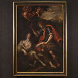 17th century painting, the baptism of Clorinda