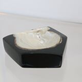 Ashtray, resin and mother-of-pearl inclusions, in the style of Jean Claude Dresse, 1970, vintage