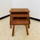 Solid wood trundle table