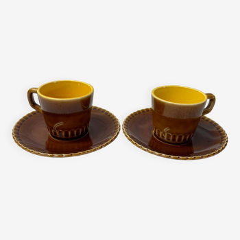 Ensemble de 2 tasses expresso Sarreguemines