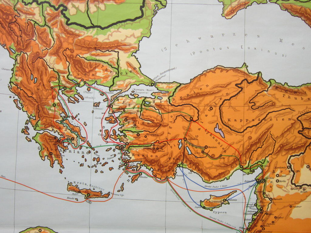 High school German Westermann map