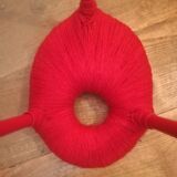 Eskilstuna stool for Ikea in wool and metal