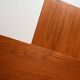 Teak bookcase with writing desk, Scandinavian production, 1960s