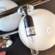 Pair of FLOS IC Lights C/W2 Wall Lights – Chrome & Globe Ø30 – Blown Glass