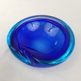 Ashtray "geode" Murano Sommerso