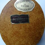 Oil paint on copper.