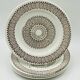 Set of four flat plates Boch Ronda 1970