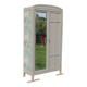 Vintage upholstered Parisian wardrobe