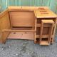 Vintage desk with 5 oak drawers