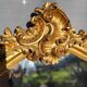 Miroir de cheminée doré XIXe style Louis XV