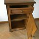 Solid oak extra furniture storage 1 closet 1 drawer