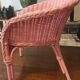 Chaise rotin enfant