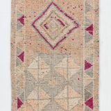 3x11 pale orange turkish vintage runner rug 75x332cm