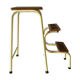 Tabouret escabeau escamotable vintage