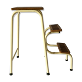Tabouret escabeau escamotable vintage