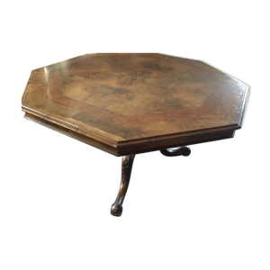table octogonale du XIXème