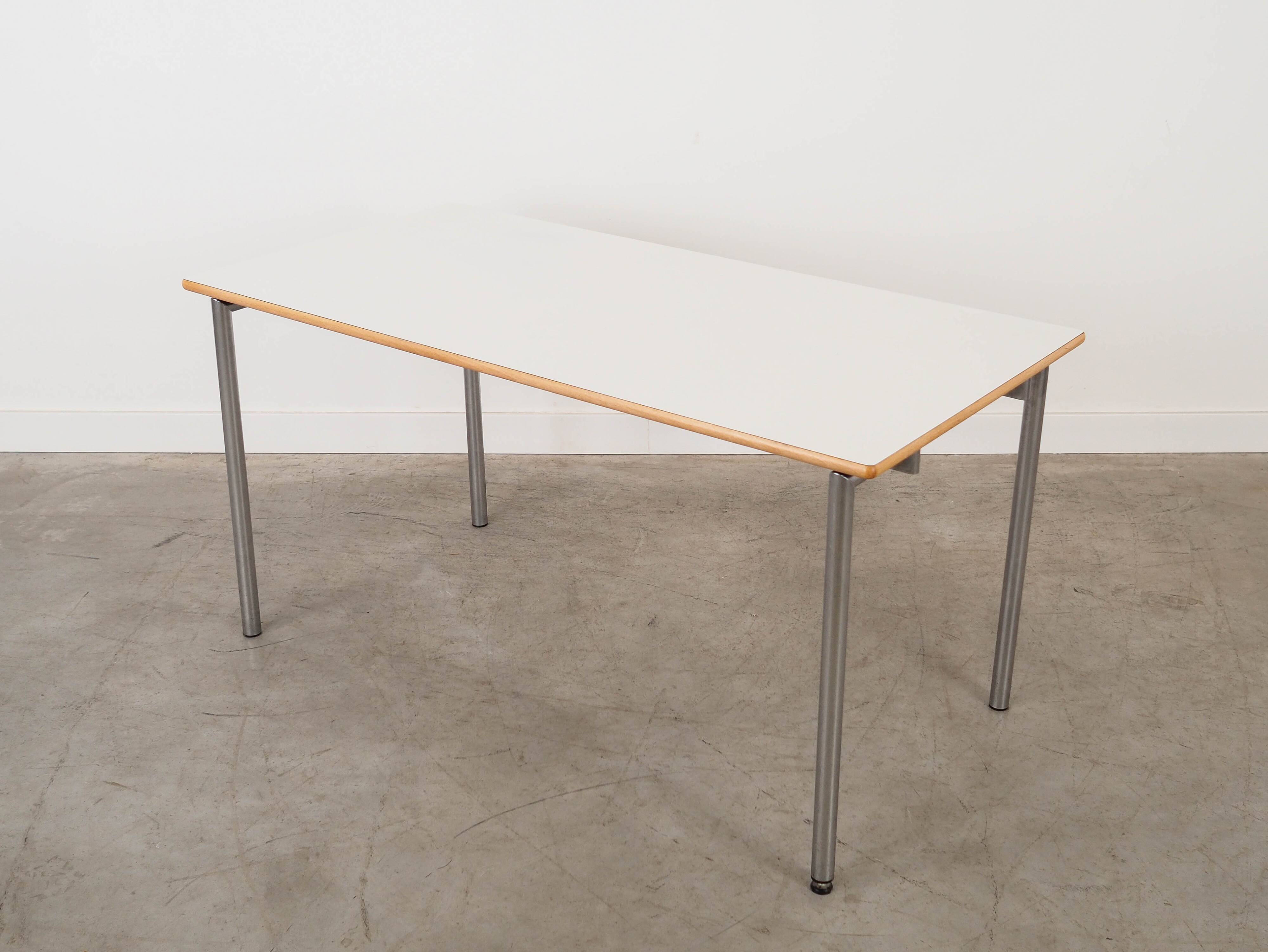 Laminated table, Danish design, 2000, manufactured by Randers Møbelfabrik