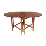 Round dining table with knockdowns, folding
