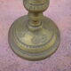 Pair of candle holders with oriental decoration