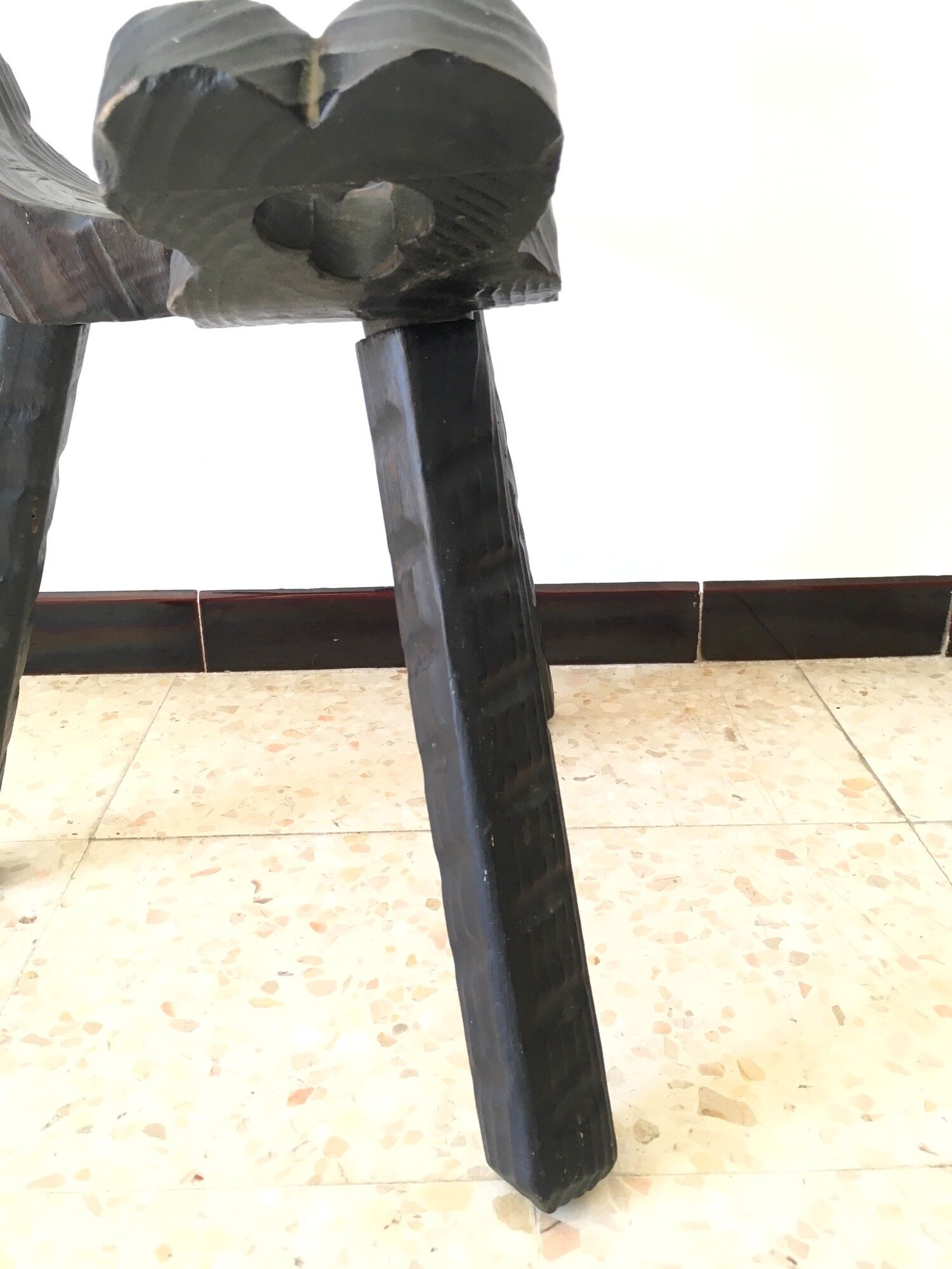 Vintage brutalist chair 70s